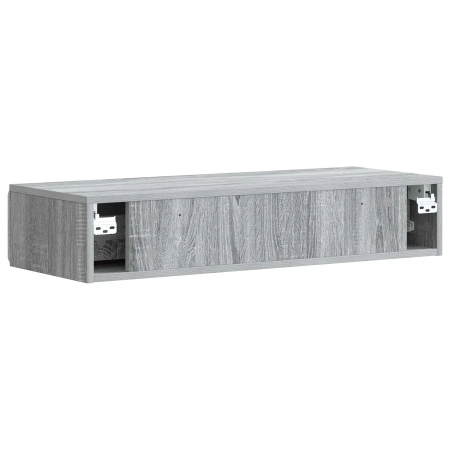 Table d'appoint murale Sonoma gris 87,5 x 34,5 x 17 cm - 7