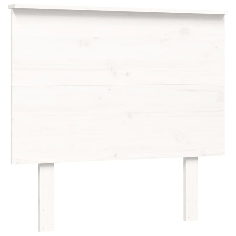 Lit pour personne âgée sans matelas blanc bois massif - 8