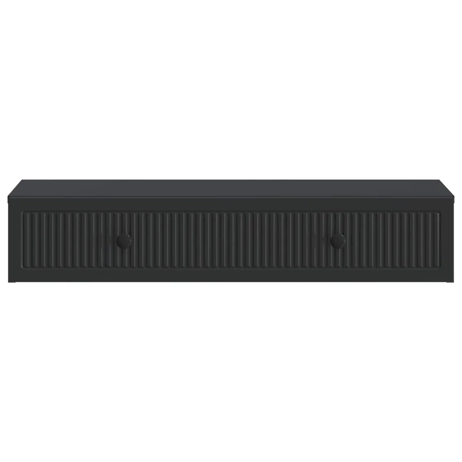 Table d'appoint murale Noir 87,5 x 34,5 x 17 cm - 5