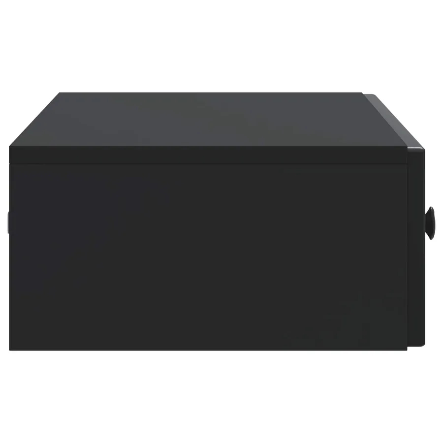 Table d'appoint murale Noir 87,5 x 34,5 x 17 cm - 6