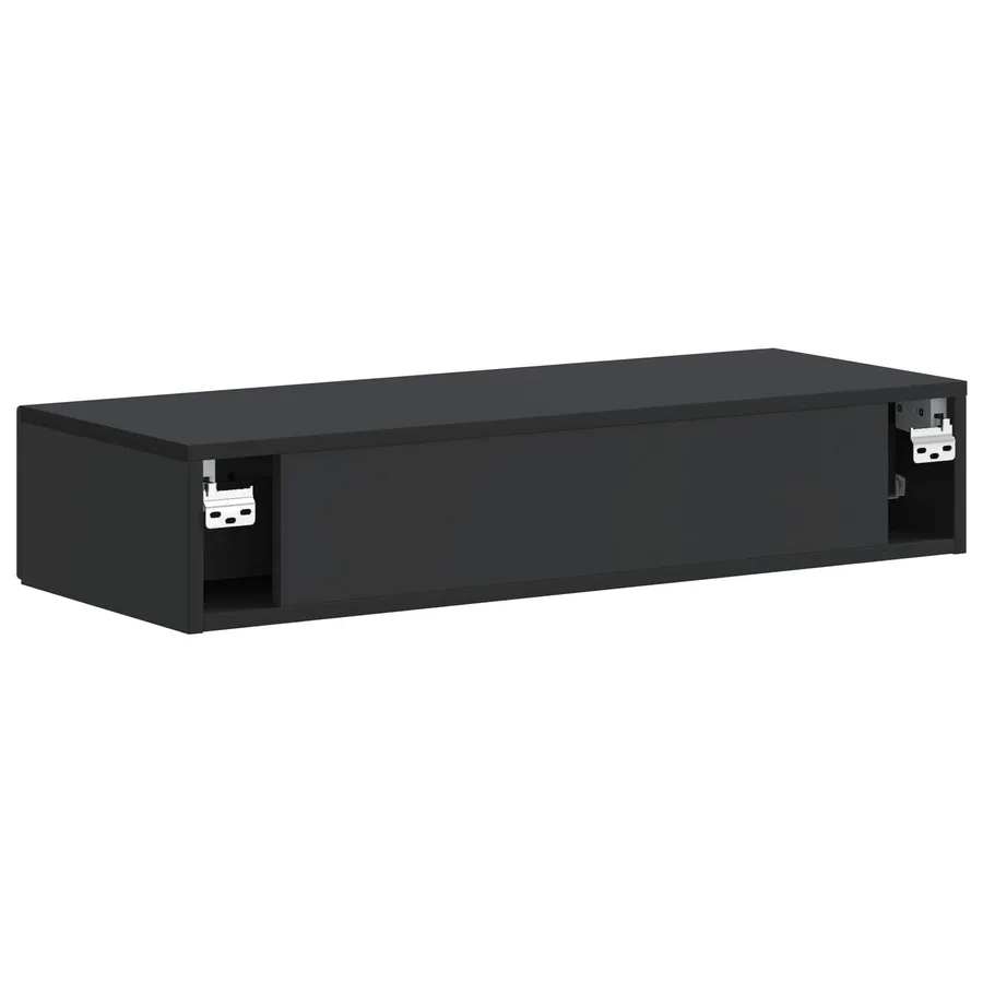 Table d'appoint murale Noir 87,5 x 34,5 x 17 cm - 7