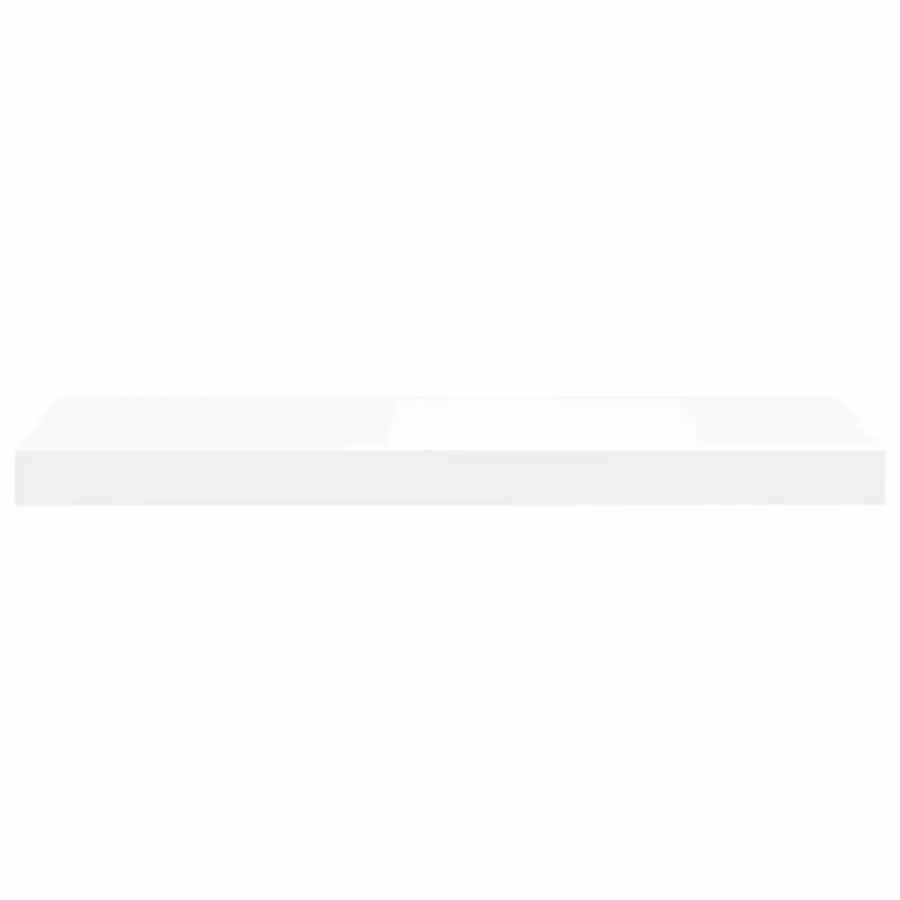 Floating wall shelf white 60x23.5x3.8 cm MDF - 6