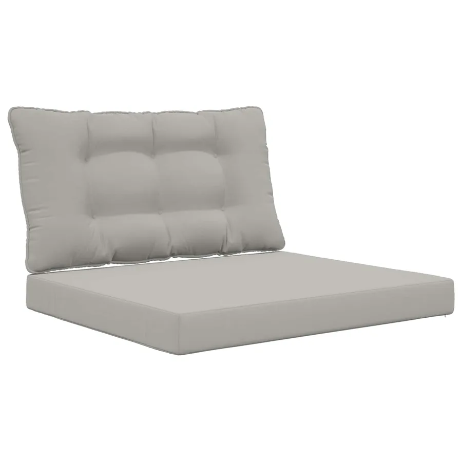 Coussin de canapé d'extérieur Polyester Gris 80 x 68,5 x 8 cm - 2