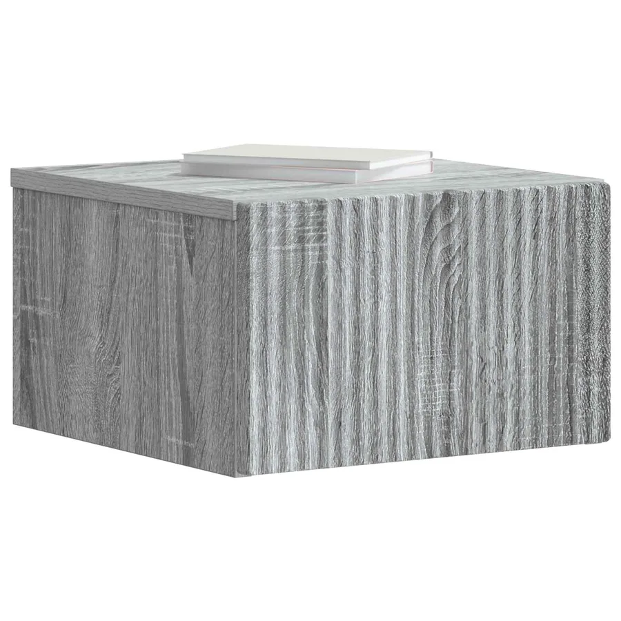 Cabinet de chevet mural Sonoma gris 33 x 34,5 x 20 cm - 3