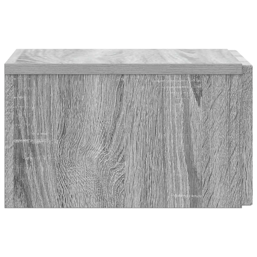Cabinet de chevet mural Sonoma gris 33 x 34,5 x 20 cm - 6