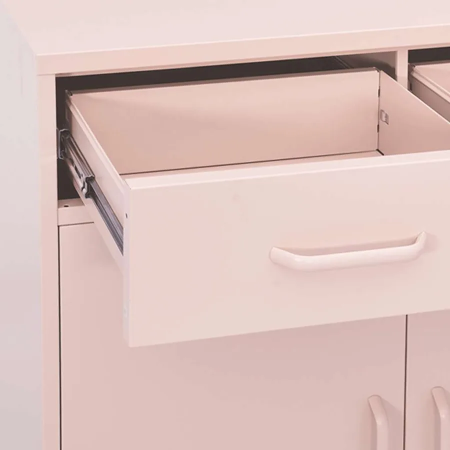 Armoire de rangement Rose 80x35x101,5 cm Acier - 6