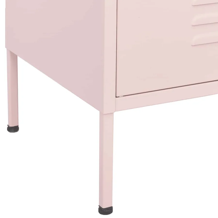 Armoire de rangement Rose 80x35x101,5 cm Acier - 7