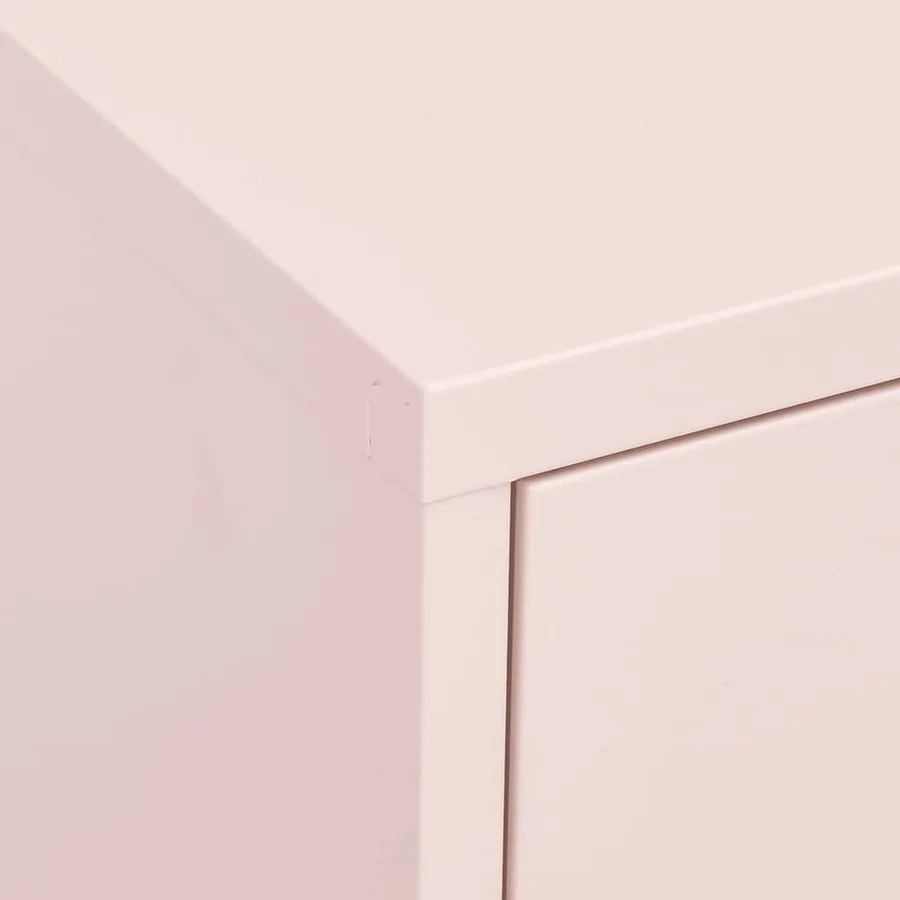 Armoire de rangement Rose 80x35x101,5 cm Acier - 8
