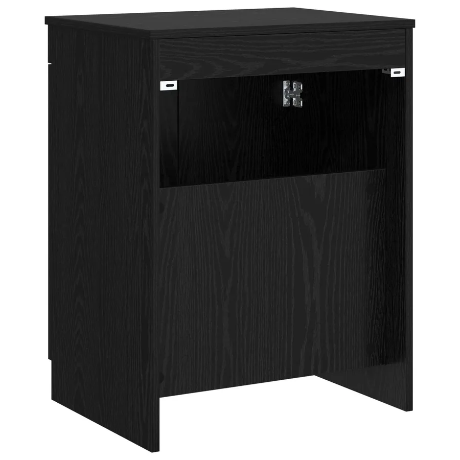 Armoire de salle de bain Noir 54 x 41 x 70 cm Bois d'ingénierie - 6