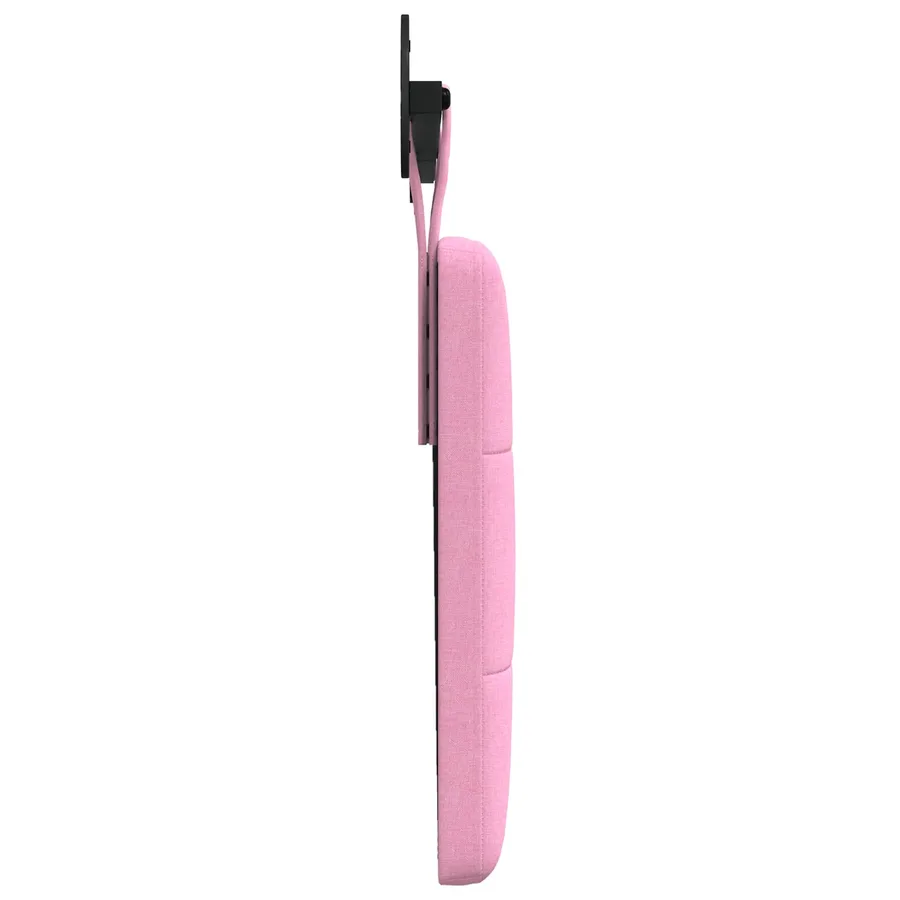 Tête de lit suspendue Rose tissu - 6