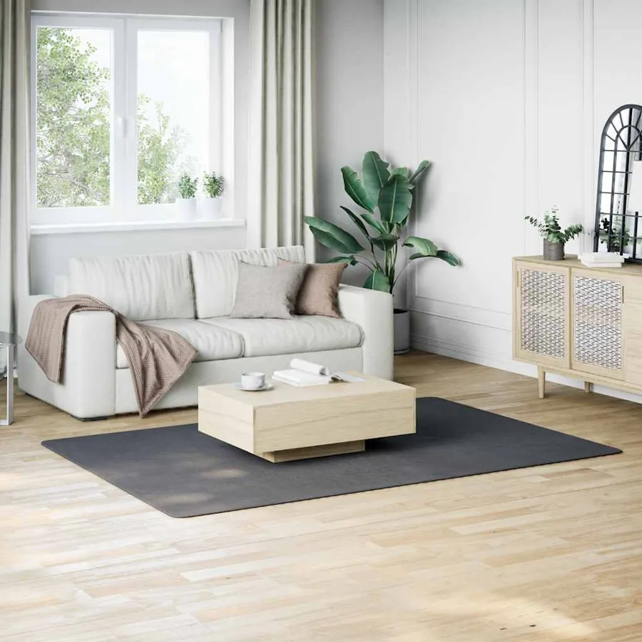 Tapis shaggy doux lavable 160x230 cm Antidérapant Anthracite
