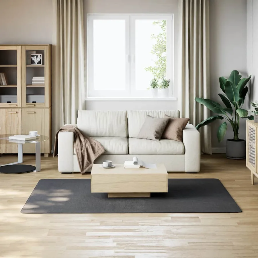 Tapis shaggy doux lavable 160x230 cm Antidérapant Anthracite - 3