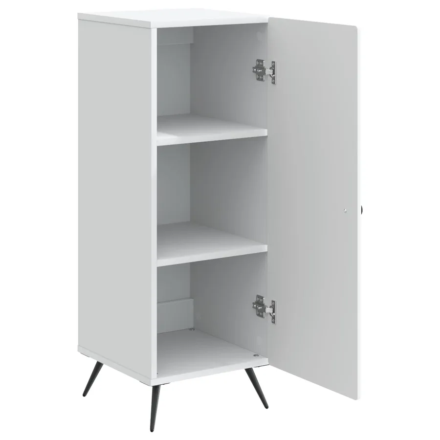 Buffet Blanc 33 x 34,5 x 90 cm Bois d'ingénierie - 5