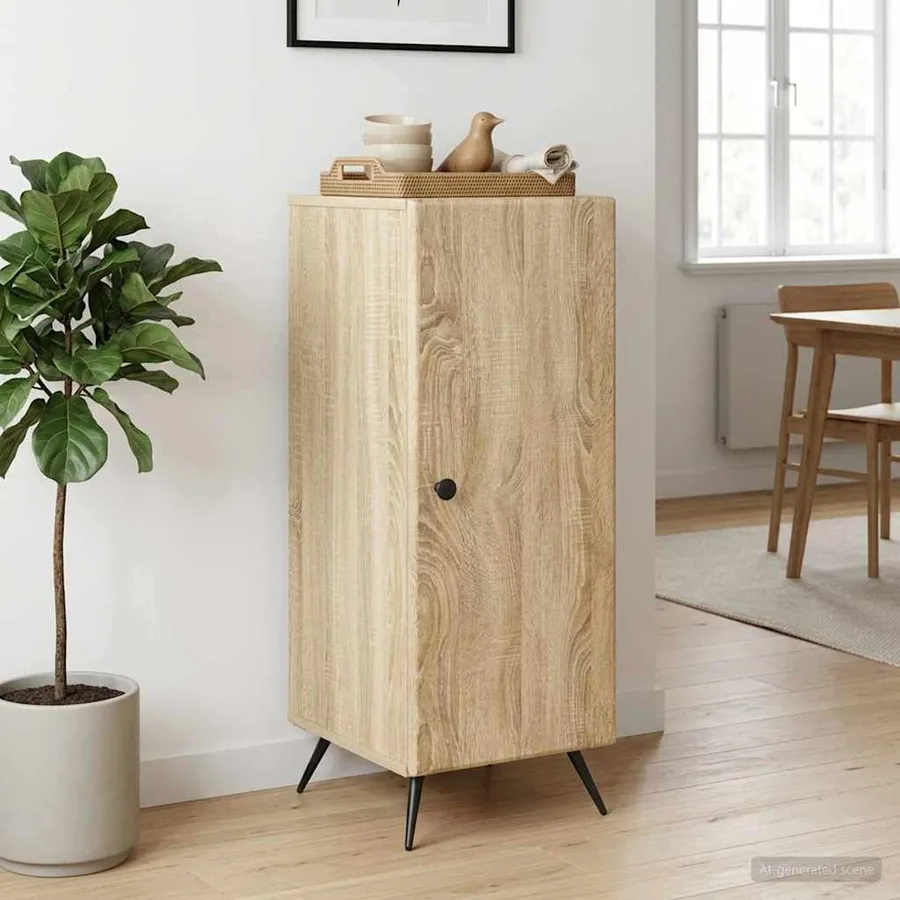 Buffet Chêne Sonoma 33 x 34,5 x 90 cm Bois d'ingénierie - 4