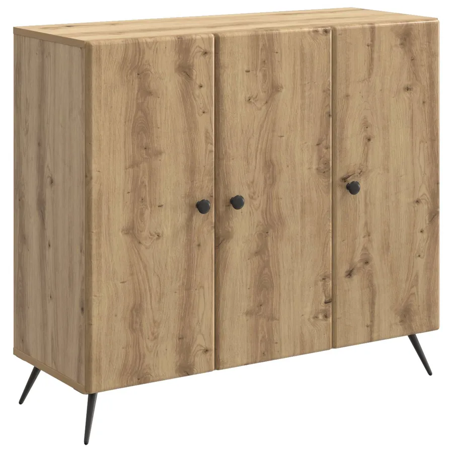Buffet Chêne artisanal 89 x 34,5 x 80 cm Bois d'ingénierie - 2