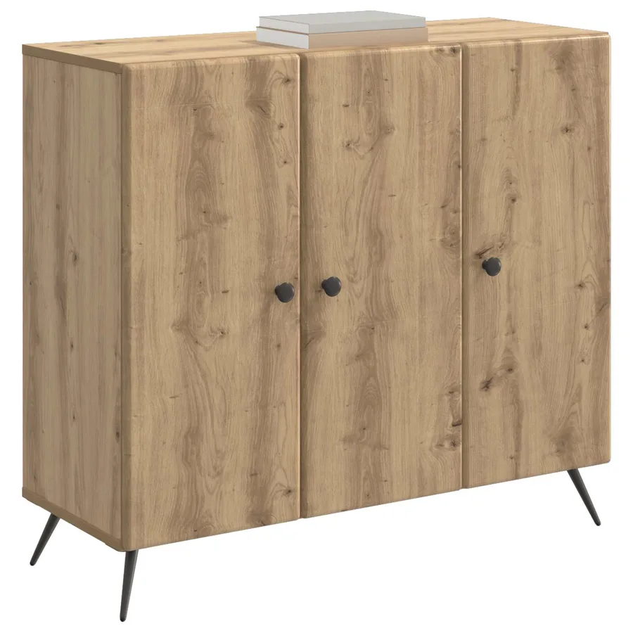 Buffet Chêne artisanal 89 x 34,5 x 80 cm Bois d'ingénierie - 3
