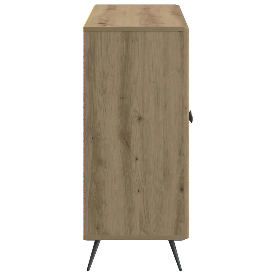Buffet Chêne artisanal 89 x 34,5 x 80 cm Bois d'ingénierie - 7