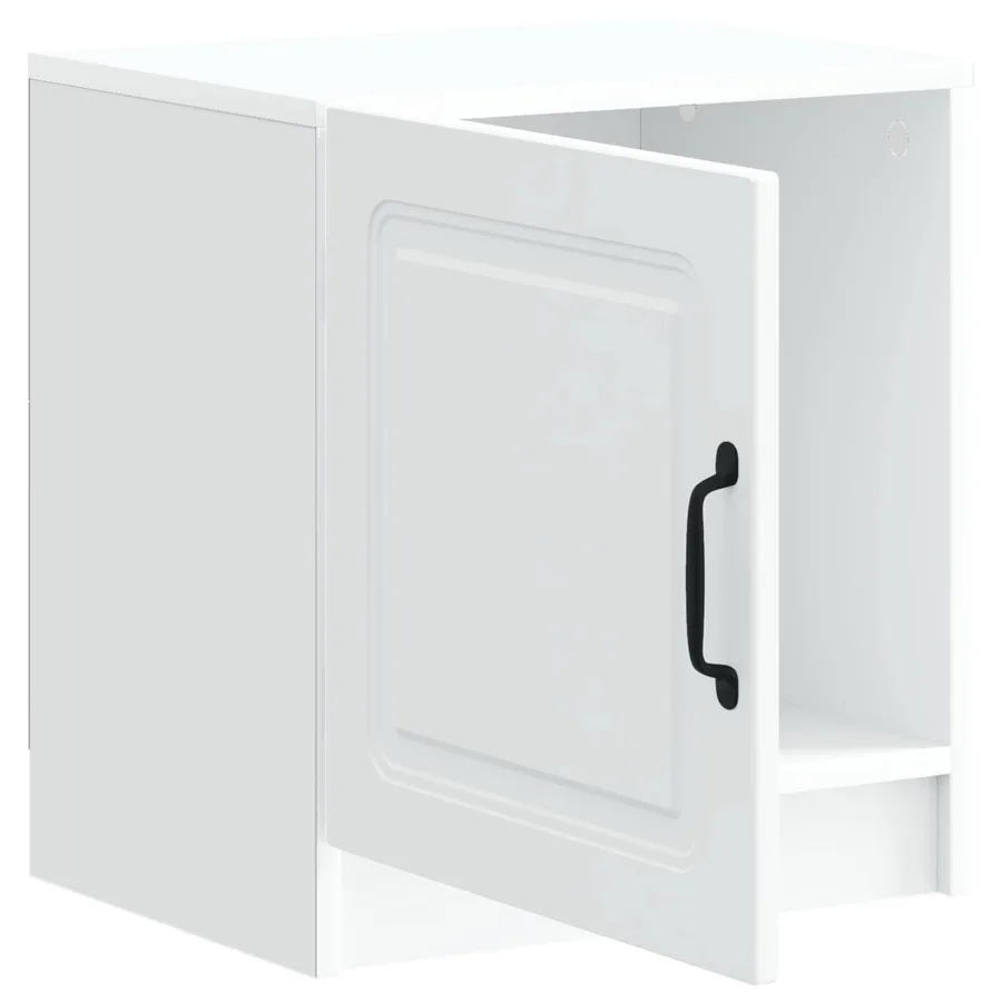 Cabinet de chevet 2 pcs Blanc 43 x 34,5 x 47 cm - 6