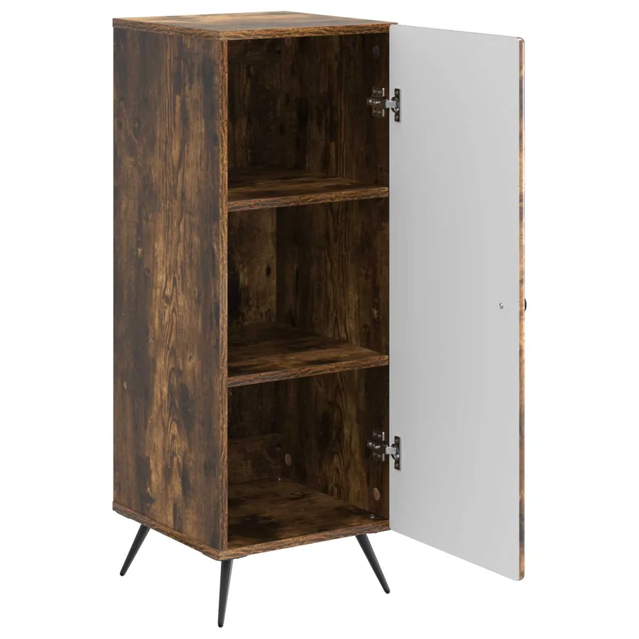 Buffet Chêne fumé 33 x 34,5 x 90 cm Bois d'ingénierie - 5