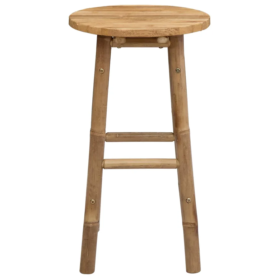 Tabouret de Jardin Naturel Ø 38 x 68 cm Bambou - 5
