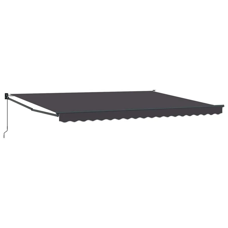 Auvent rétractable Anthracite 4 x 2 m - 2