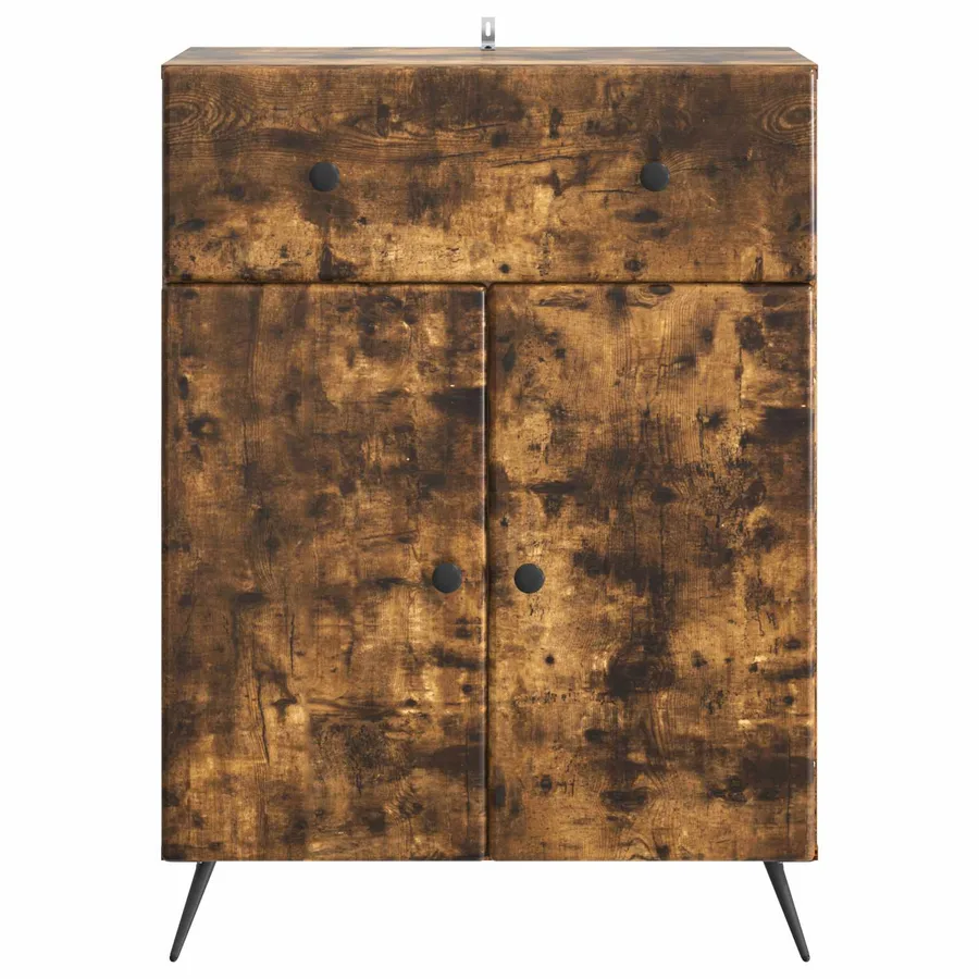 Buffet Chêne fumé 66 x 34,5 x 90 cm Bois d'ingénierie - 6