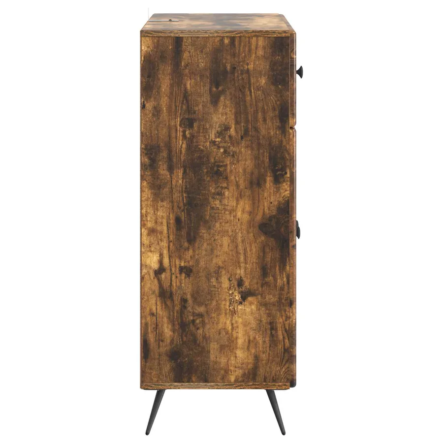 Buffet Chêne fumé 66 x 34,5 x 90 cm Bois d'ingénierie - 7