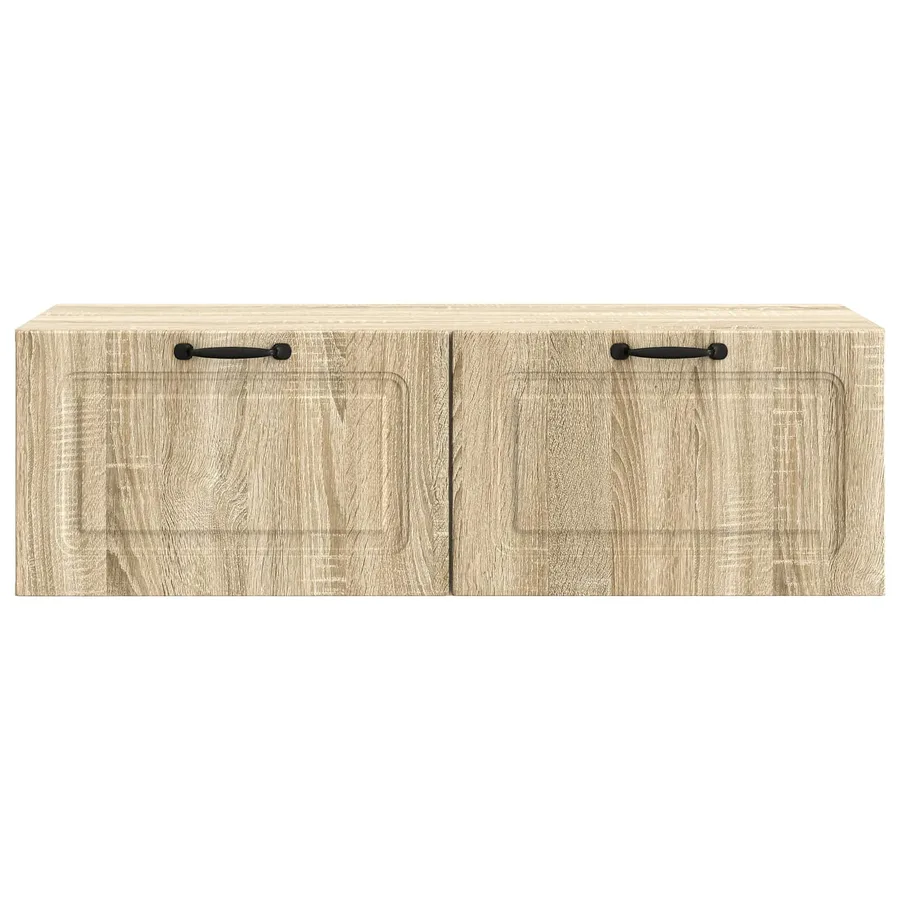 Meuble TV mural Chêne Sonoma 98 x 41 x 30 cm Bois d'ingénierie - 6