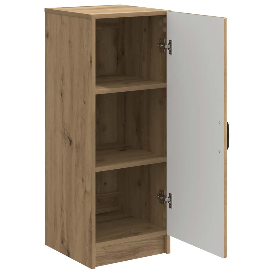 Buffet Chêne artisanal 33 x 34,5 x 87 cm Bois d'ingénierie - 5
