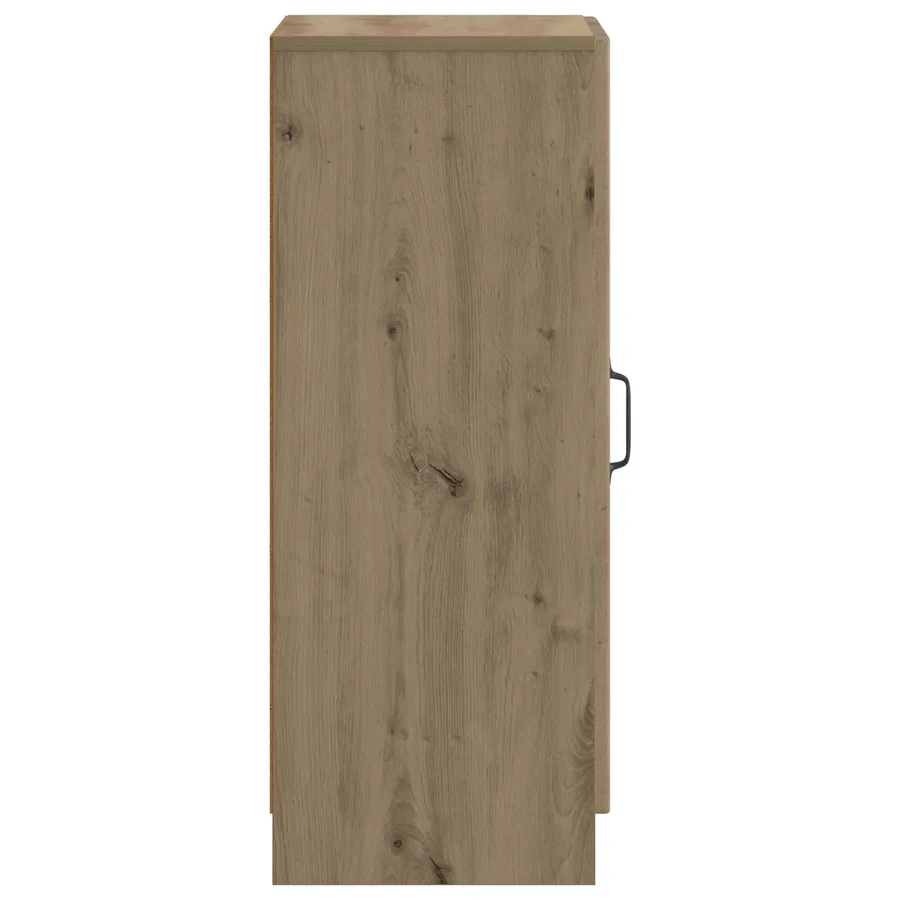Buffet Chêne artisanal 33 x 34,5 x 87 cm Bois d'ingénierie - 7