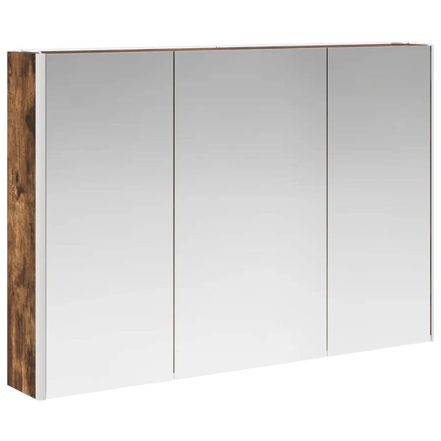 Ensemble d'armoire de salle de bain 4 pcs Chêne fumé - 7