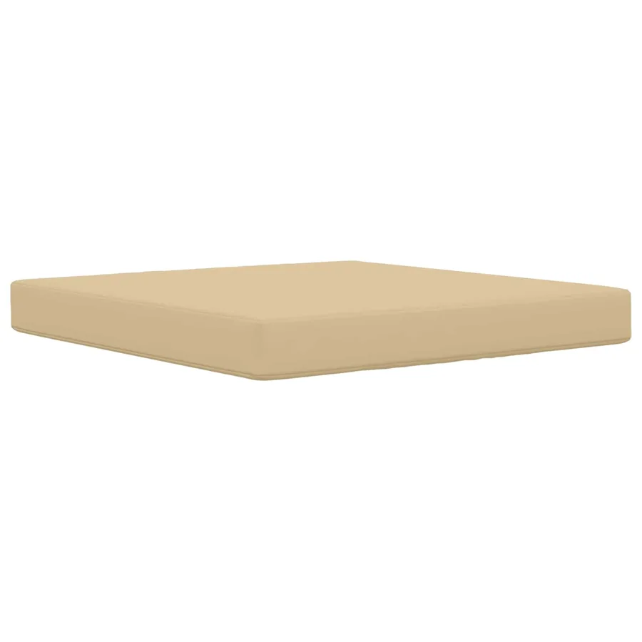 Coussin de canapé d'extérieur 2 pcs Beige Polyester - 4