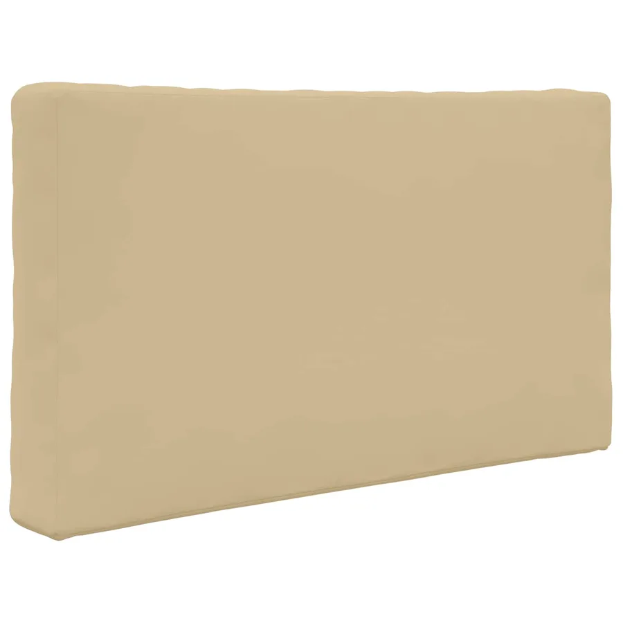 Coussin de canapé d'extérieur 2 pcs Beige Polyester - 5