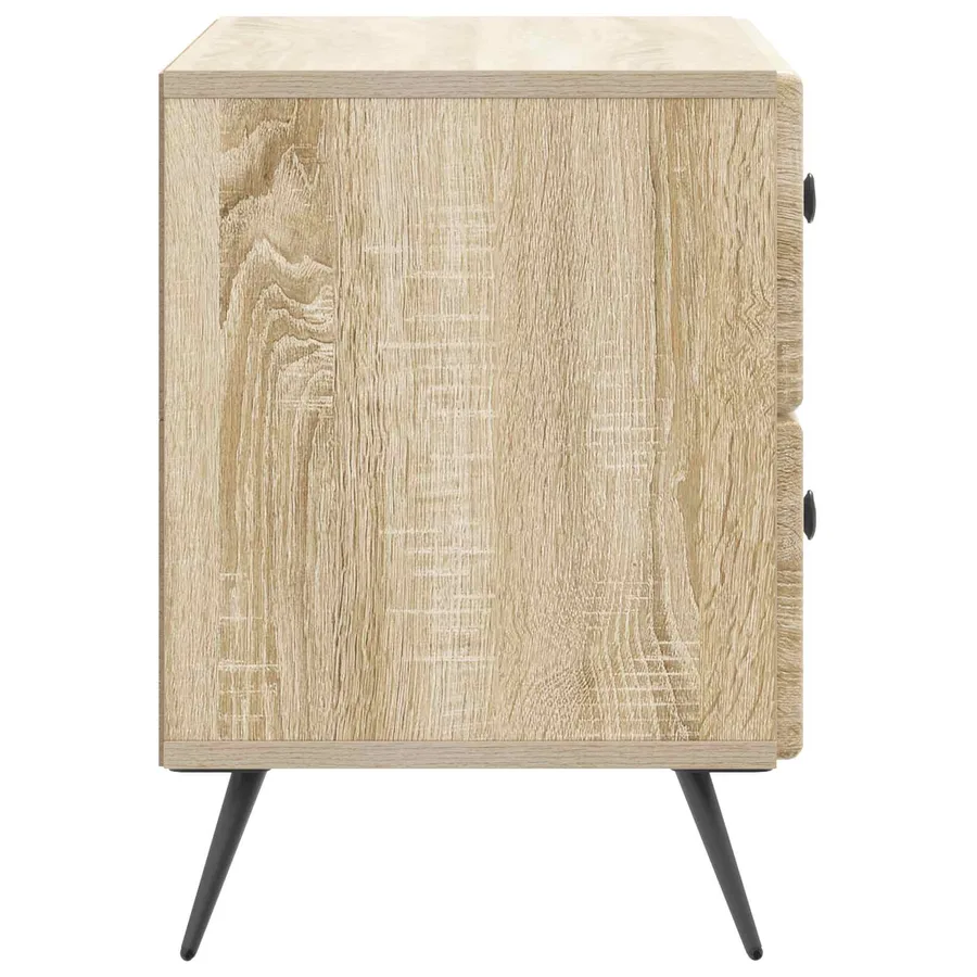 Cabinet de chevet avec tiroir Chêne Sonoma 62 x 34,5 x 47,5 cm - 6