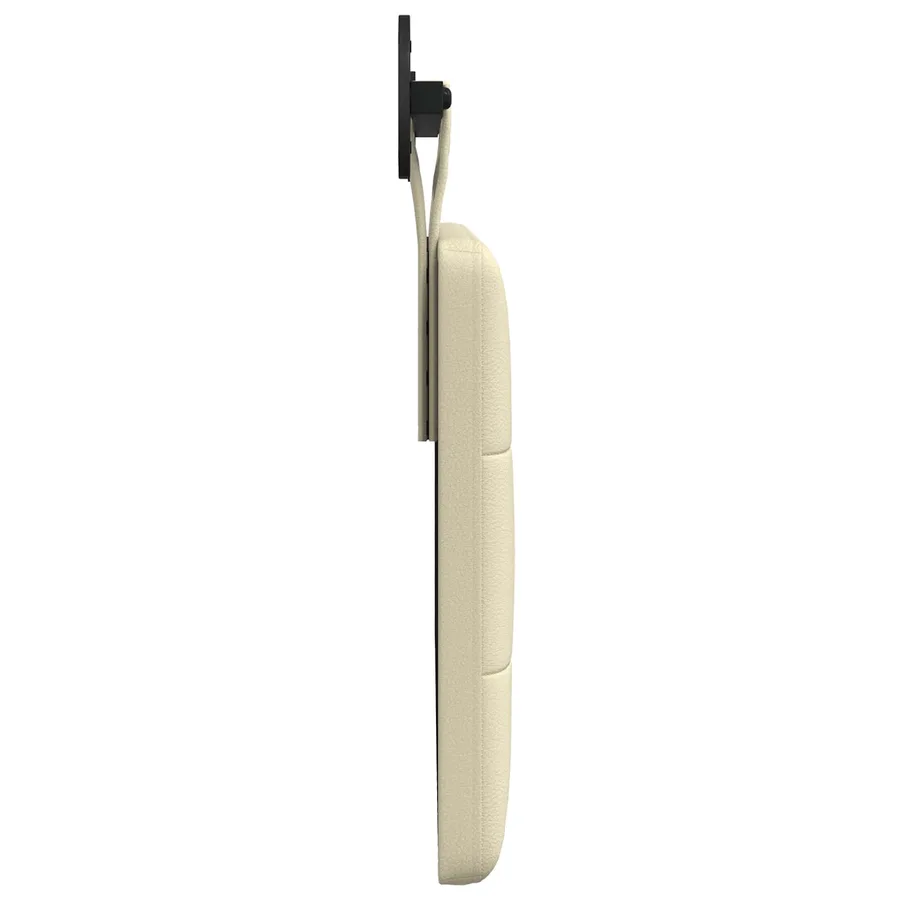 Tête de lit suspendue Crème Simili cuir - 6