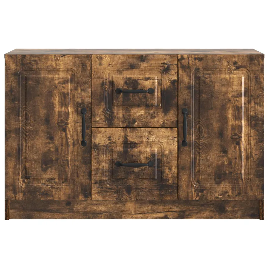 Buffet Chêne fumé 89 x 34,5 x 57 cm Bois d'ingénierie - 6