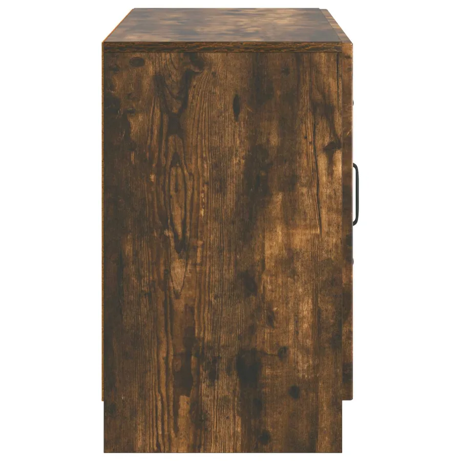 Buffet Chêne fumé 89 x 34,5 x 57 cm Bois d'ingénierie - 7
