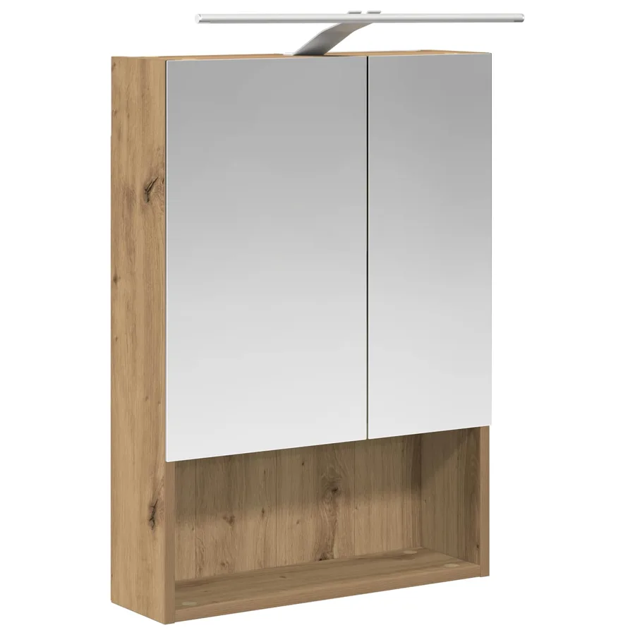 Ensemble d'armoire de salle de bain 5 pc Chêne artisanal - 7