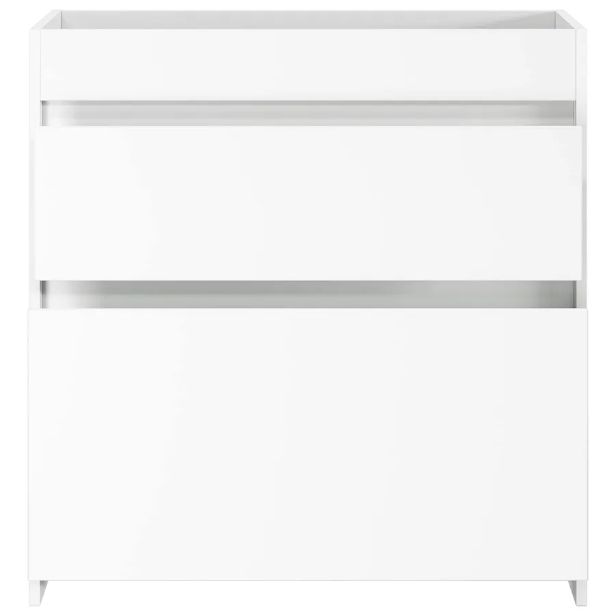 Meuble sous lavabo de salle de bain Blanc 78,5 x 37,5 x 81 cm - 4