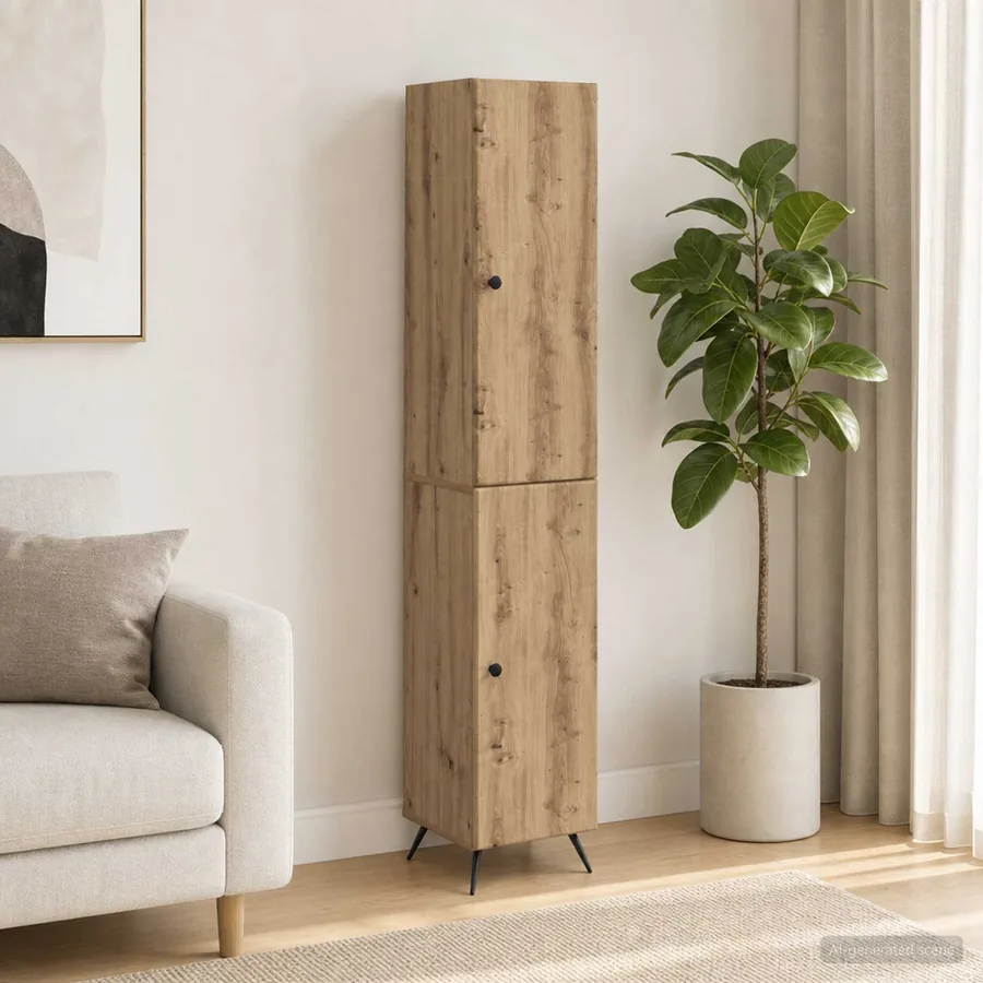 Ensemble de Meubles 2 pc Bois d'ingénierie