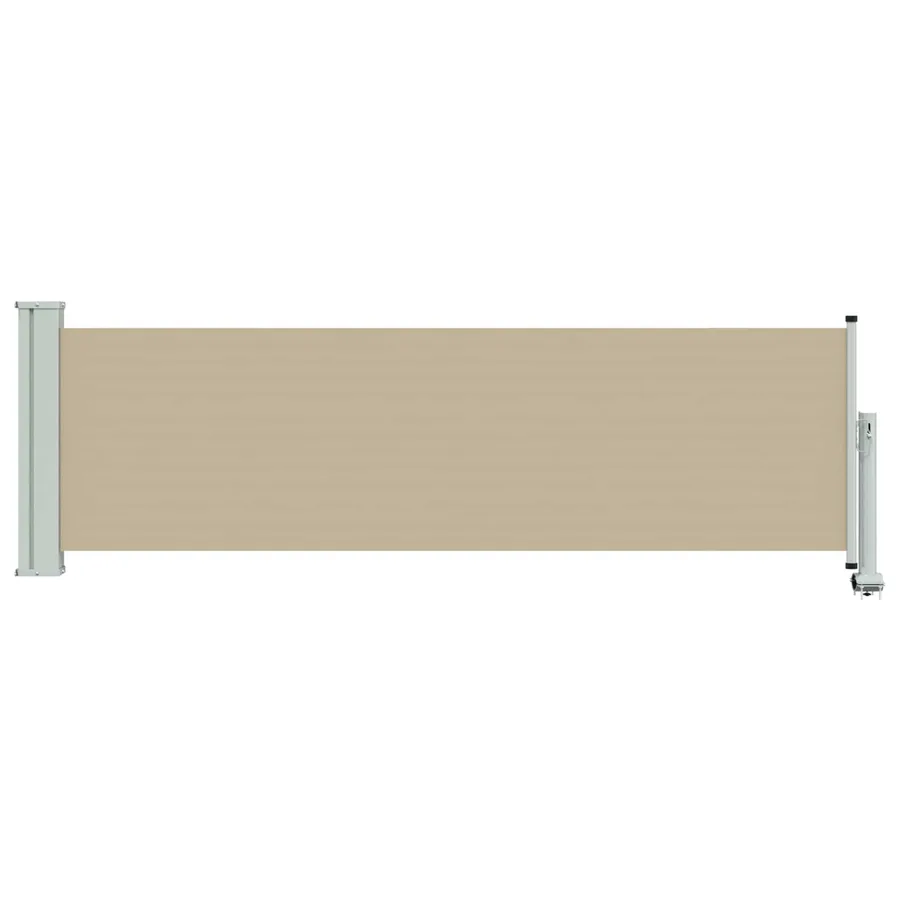 Auvent latéral 60 x 300 cm 100% polyester fer acier - 2