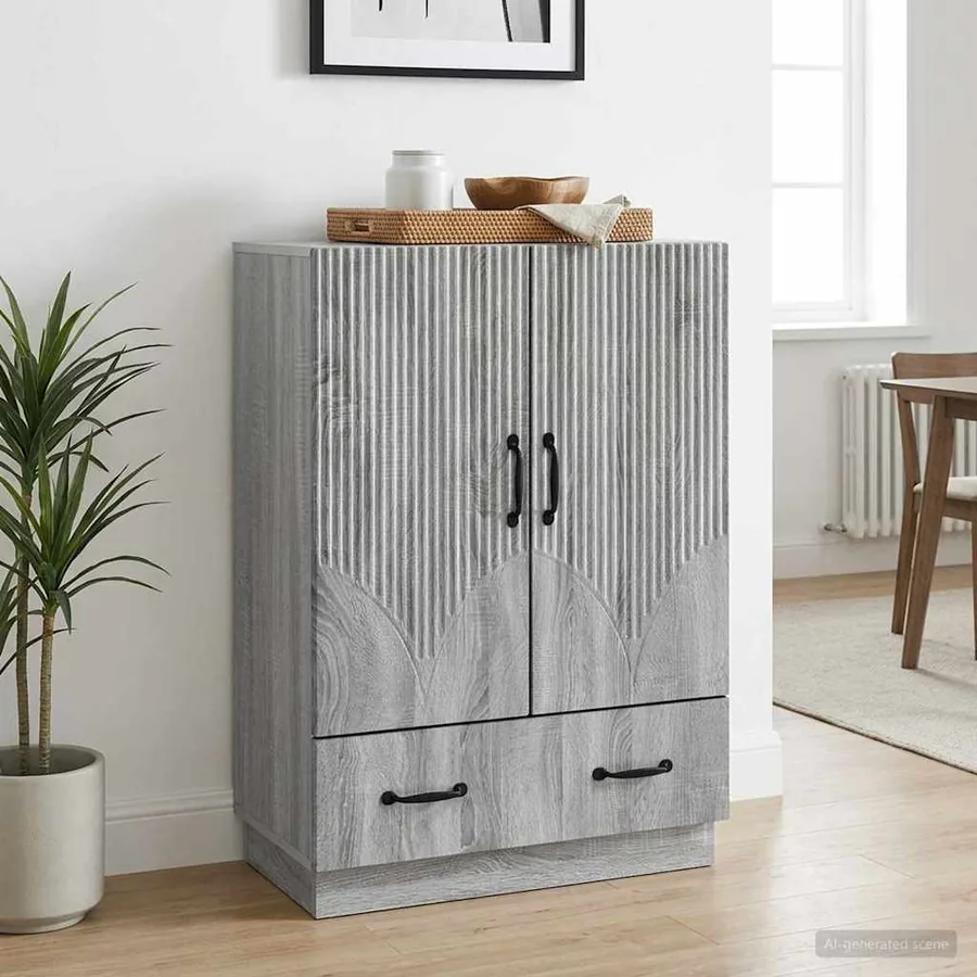 Buffet Sonoma gris 66 x 34,5 x 92 cm Bois d'ingénierie