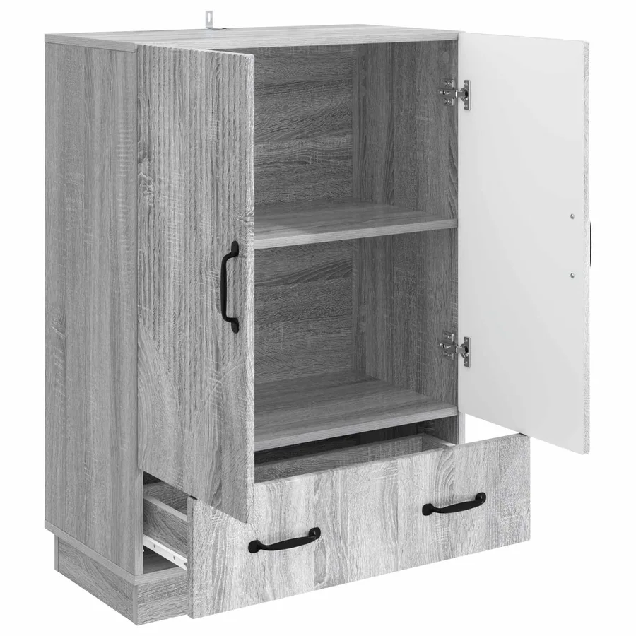 Buffet Sonoma gris 66 x 34,5 x 92 cm Bois d'ingénierie - 4