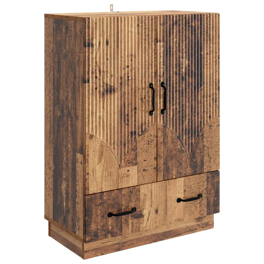 Buffet Bois ancien 66 x 34,5 x 92 cm Bois d'ingénierie - 2