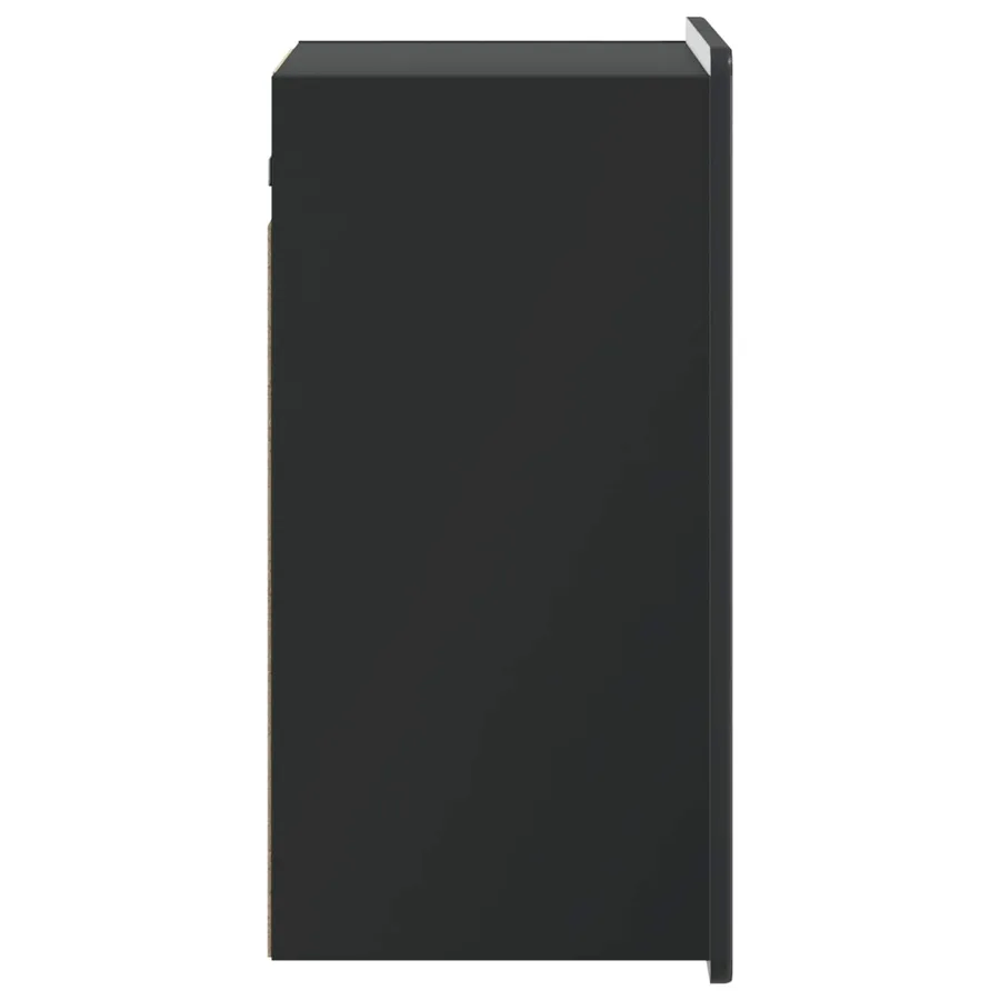 Armoire Murale Noir 59 x 31 x 64 cm Bois d'ingénierie - 5