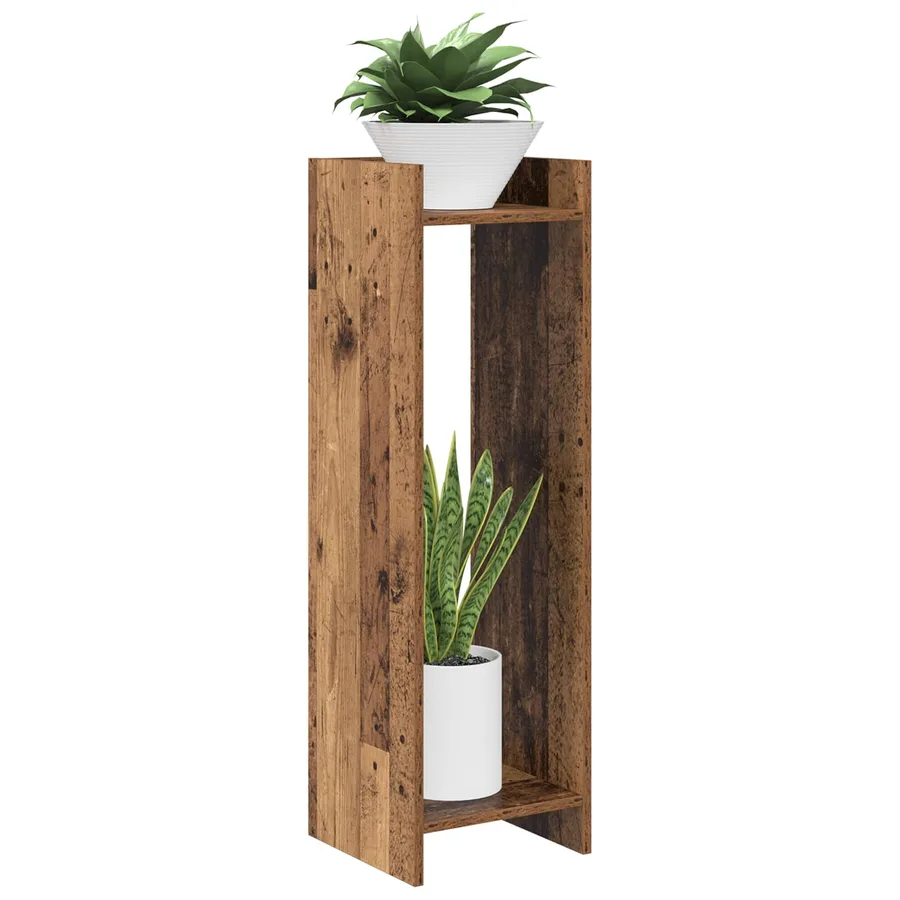Support de Plante Bois ancien 30 x 30 x 100 cm - 3