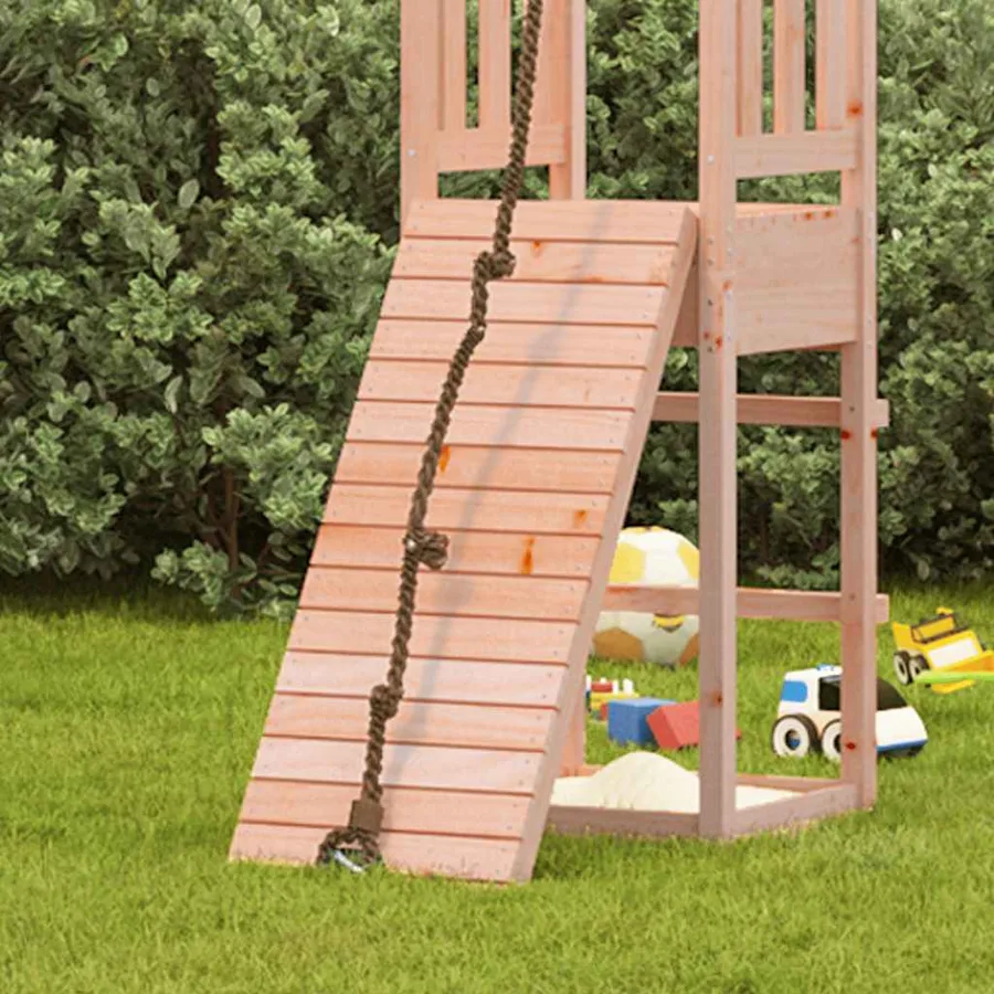 Mur d'escalade avec corde 44,5x5x108 cm bois massif Douglas - 2