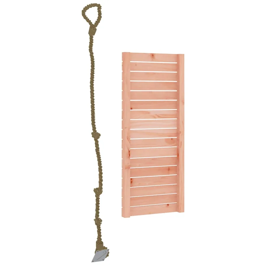 Mur d'escalade avec corde 44,5x5x108 cm bois massif Douglas - 5