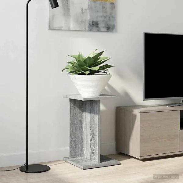 Support de Plante 2 pc Gris Sonoma 25 x 25,5 x 40,5 cm