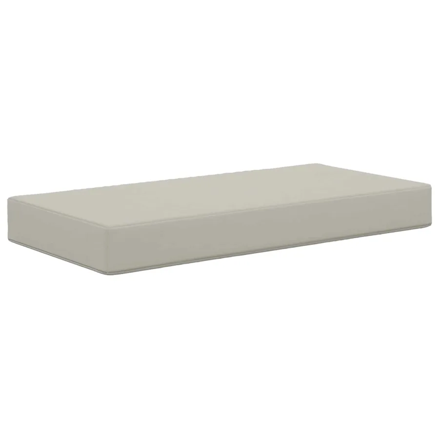 Coussin de Siège d'Extérieur Gris 80 x 40 x 8 cm - 2
